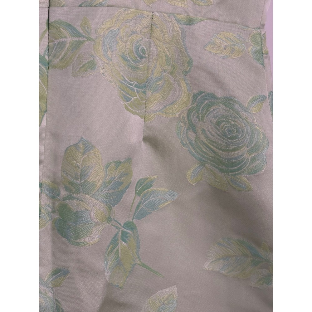 NWT Lulus Brighter Side Floral Jacquard Mini Dress M MSRP $69 Green - Picture 11 of 12